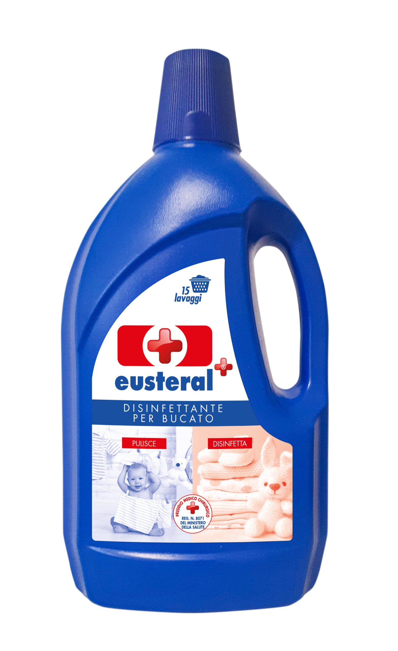 EUSTERAL DISINFETTANTE PER BUCATO LT 1,5 (cartone da 12 flaconi)